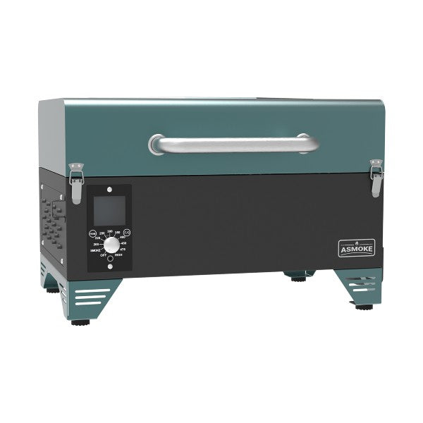 ASMOKE AS300 24" Pine Green Portable Wood Pellet Grill