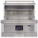 Coyote 36 Inch Pellet Grill C1P36 hood open