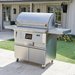    Coyote Pellet Grill C1P36-FS lifestyle Hood Down Shelves Up