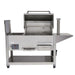 cookshack fast eddy pellet grill hood open