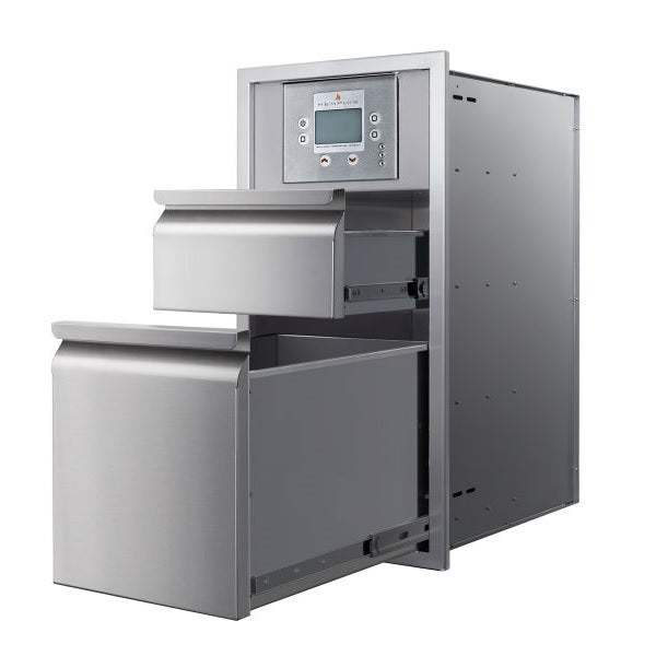 Memphis VGC15DBC2 15" Stainless Steel Controller Drawer-Two Drawer Stack