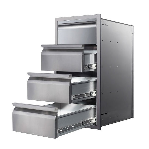 Memphis VGC15DB4 15" Stainless Steel Four Drawer Stack